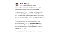 Desktop Screenshot of javijavier.com